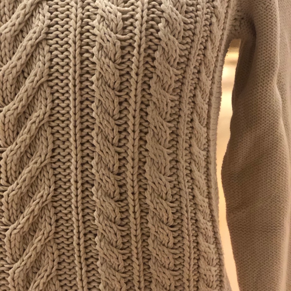 J.Crew Cable Knit Oatmeal Sweater🧶